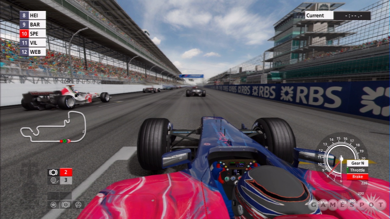 Take your chance at landing an F1 ride in F1 CE's career mode.