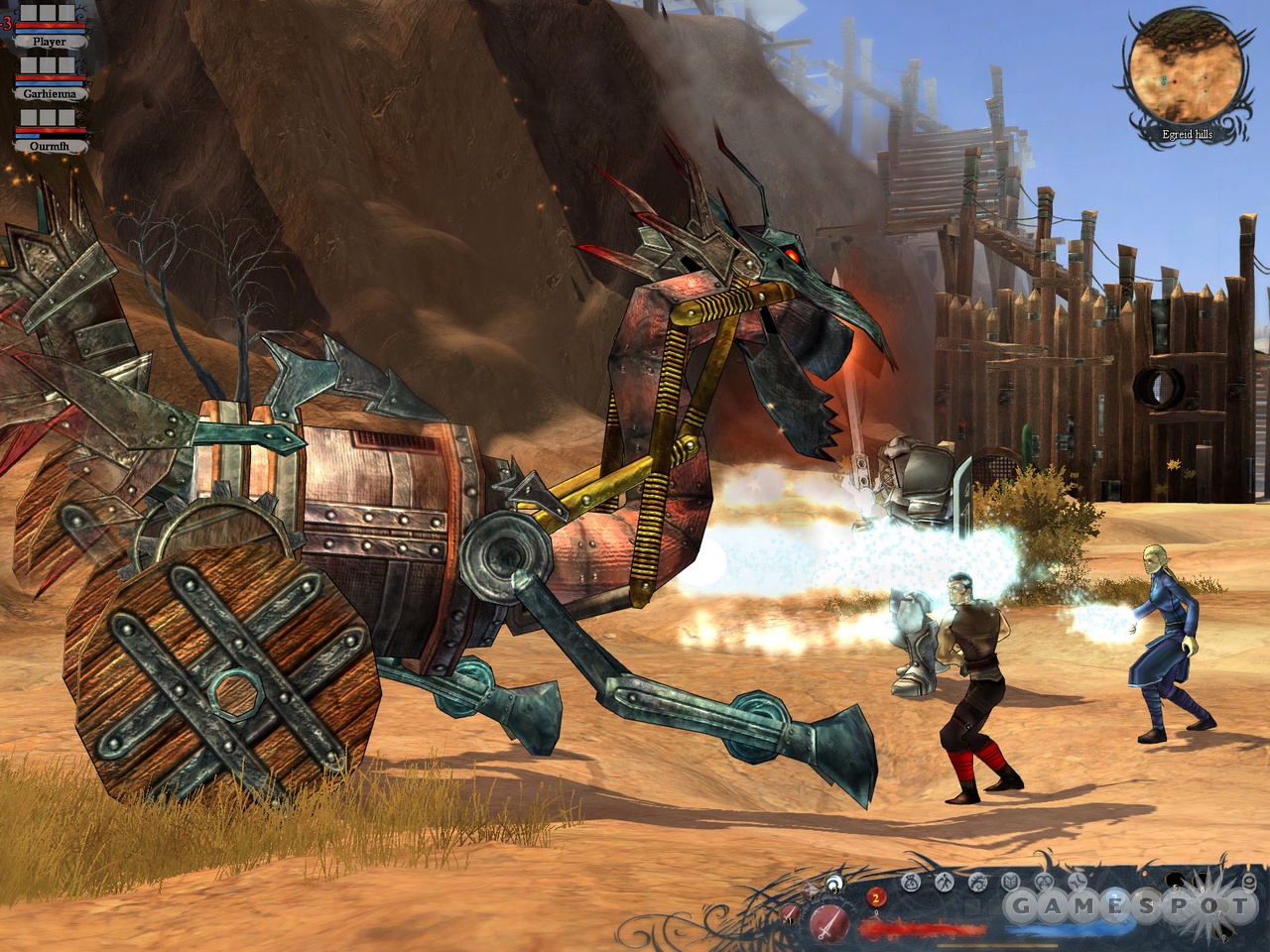 The game's skill system will let you play as a magic-flinging swordsman or a technologically inclined archer with a firearm.