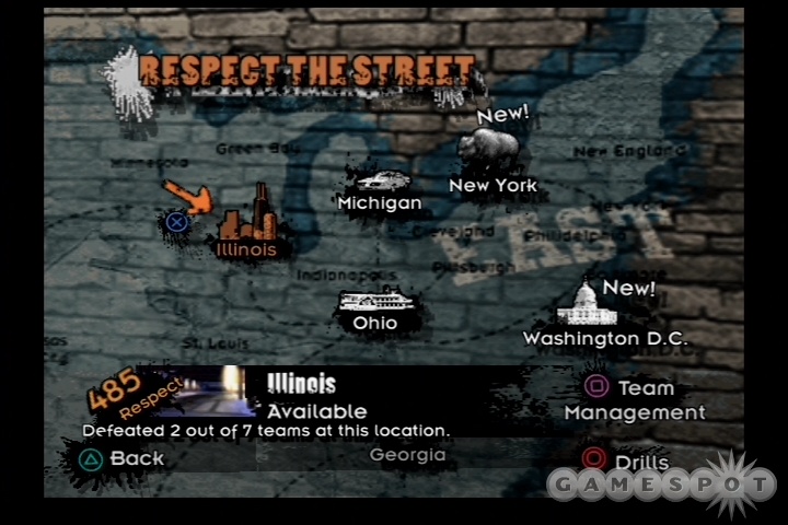 The single-player respect the street mode will have you conquering the NFL, one locale at a time.