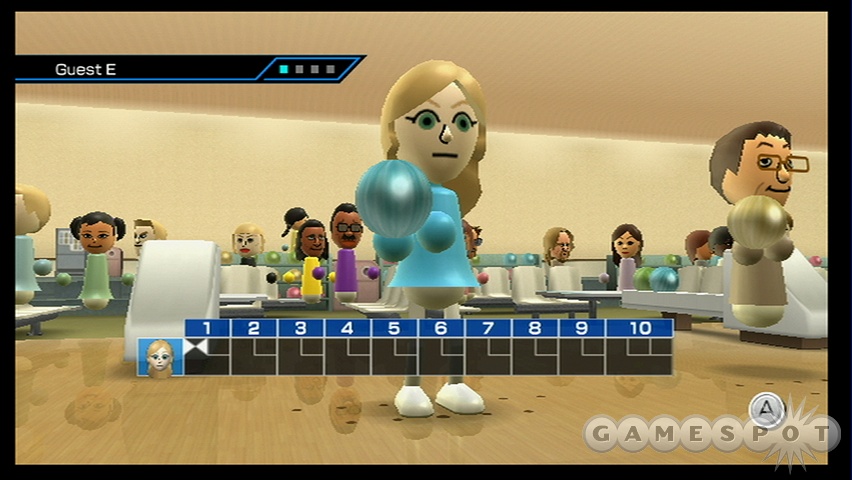 Wii Sports backs up its gameplay with a look that's just as clean and simple.
