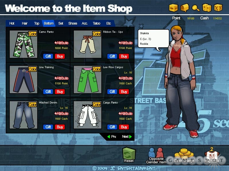 The customization options are vast, and you can improve the look and playing abilities of your character.