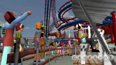 All five theme parks make it to the PSP version.