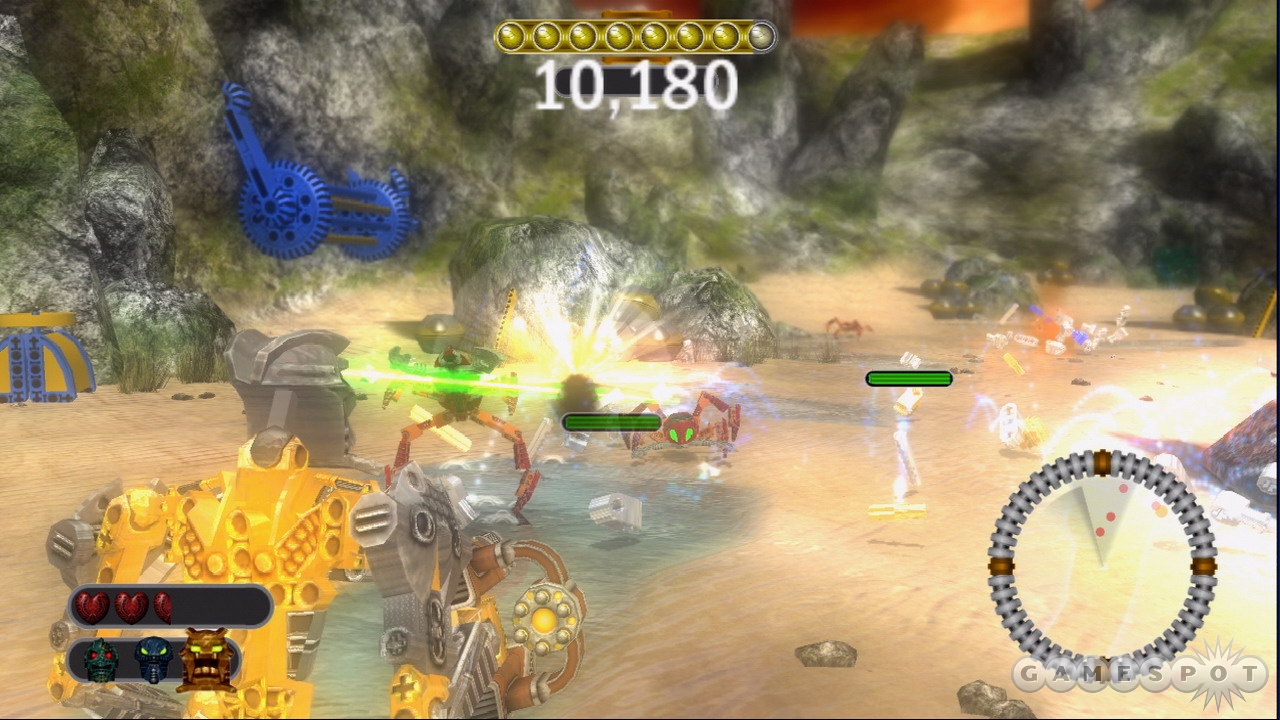Bionicle Heroes skips right past button masher, straight to button holder.