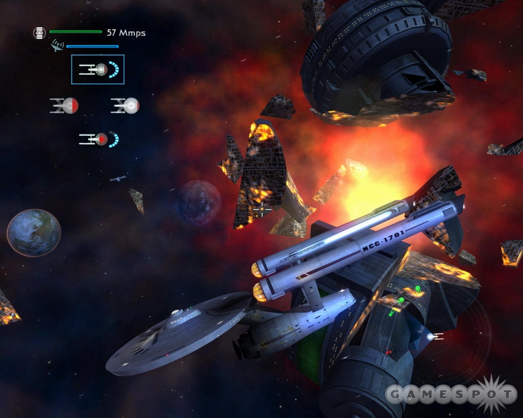 Ships are modeled in good detail, and the large-scale battles look phenomenal at times.