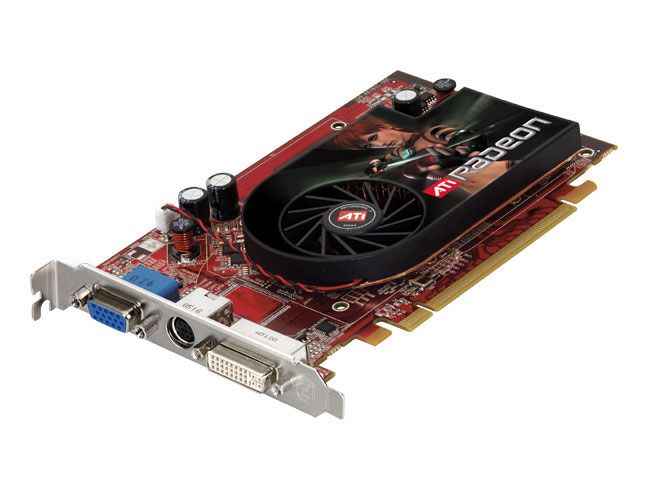 Having 512MB of memory isn't going to help this Radeon X1300. You'd do much better with a 256MB Radeon X1600.