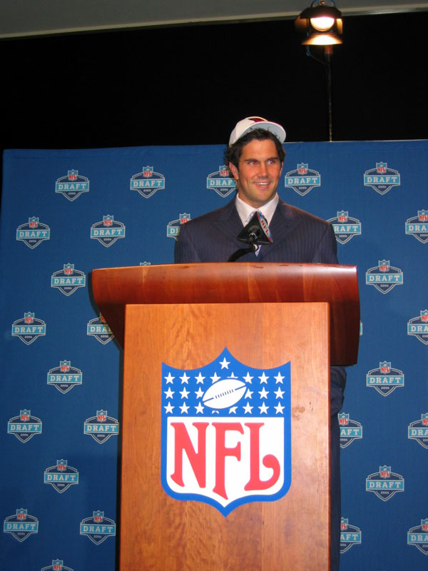 Why is this man smiling? Part Two. Matt Leinart will lead the Arizona Cardinals.