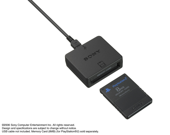 The PlayStation 3 memory card adaptor.