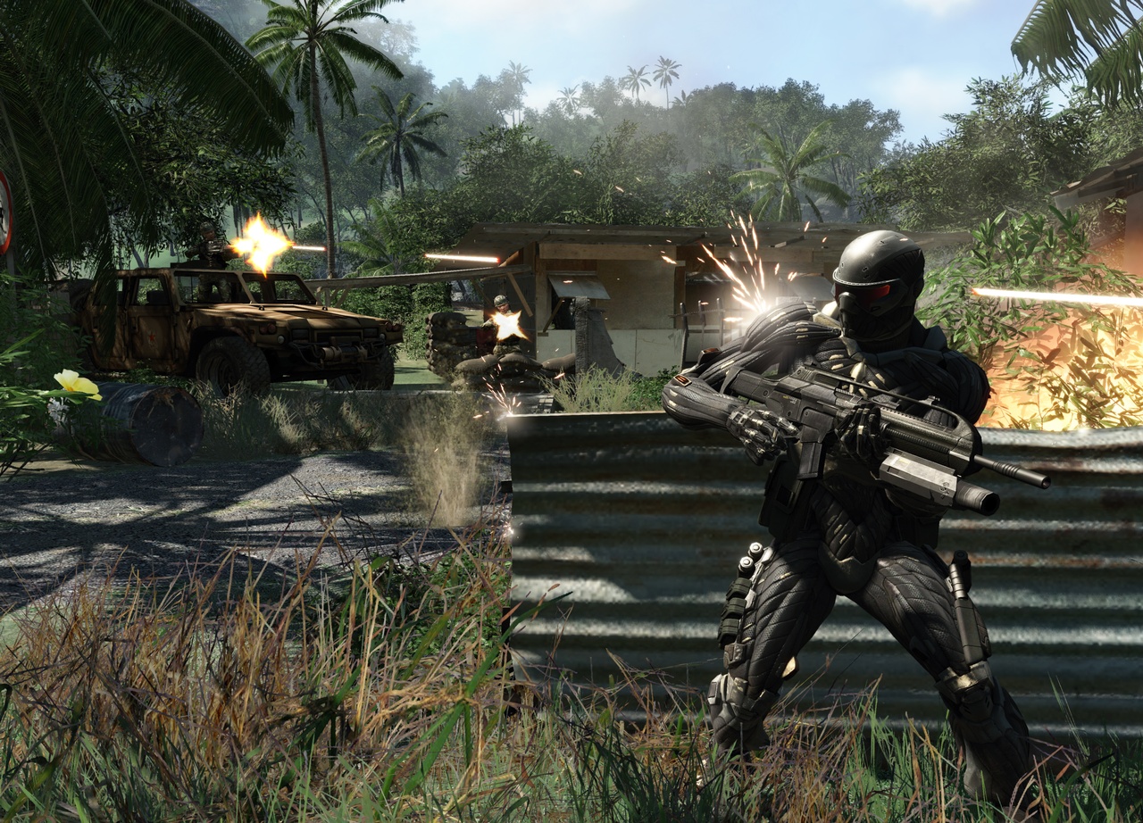 Crysis looks amazing thanks to the latest version of Crytek's CryEngine technology.