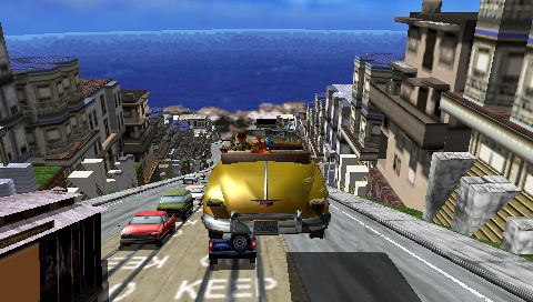 Fare Wars will give you the same high-flying Crazy Taxi action you know and love.