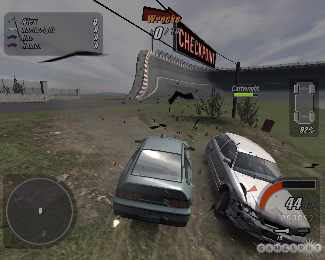 Crashing cars is mildly amusing, but racing is just no fun at all.
