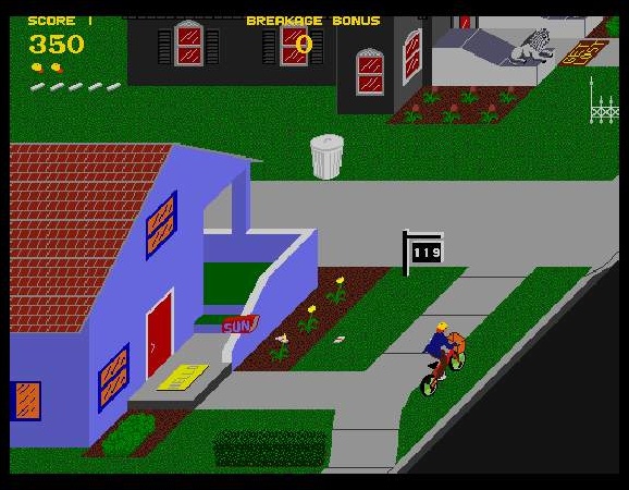 Some people think the C64 version of Paperboy had better music. Those people are wrong.