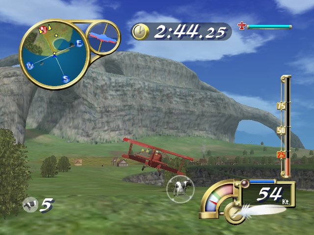 Ramming cows with your plane won't even make them moo.
