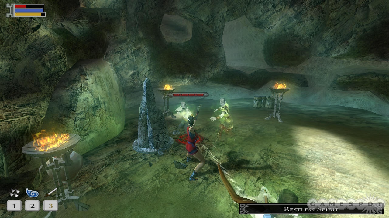 Jade Empire is a blend of action and role-playing set in a world inspired by Chinese mythology.