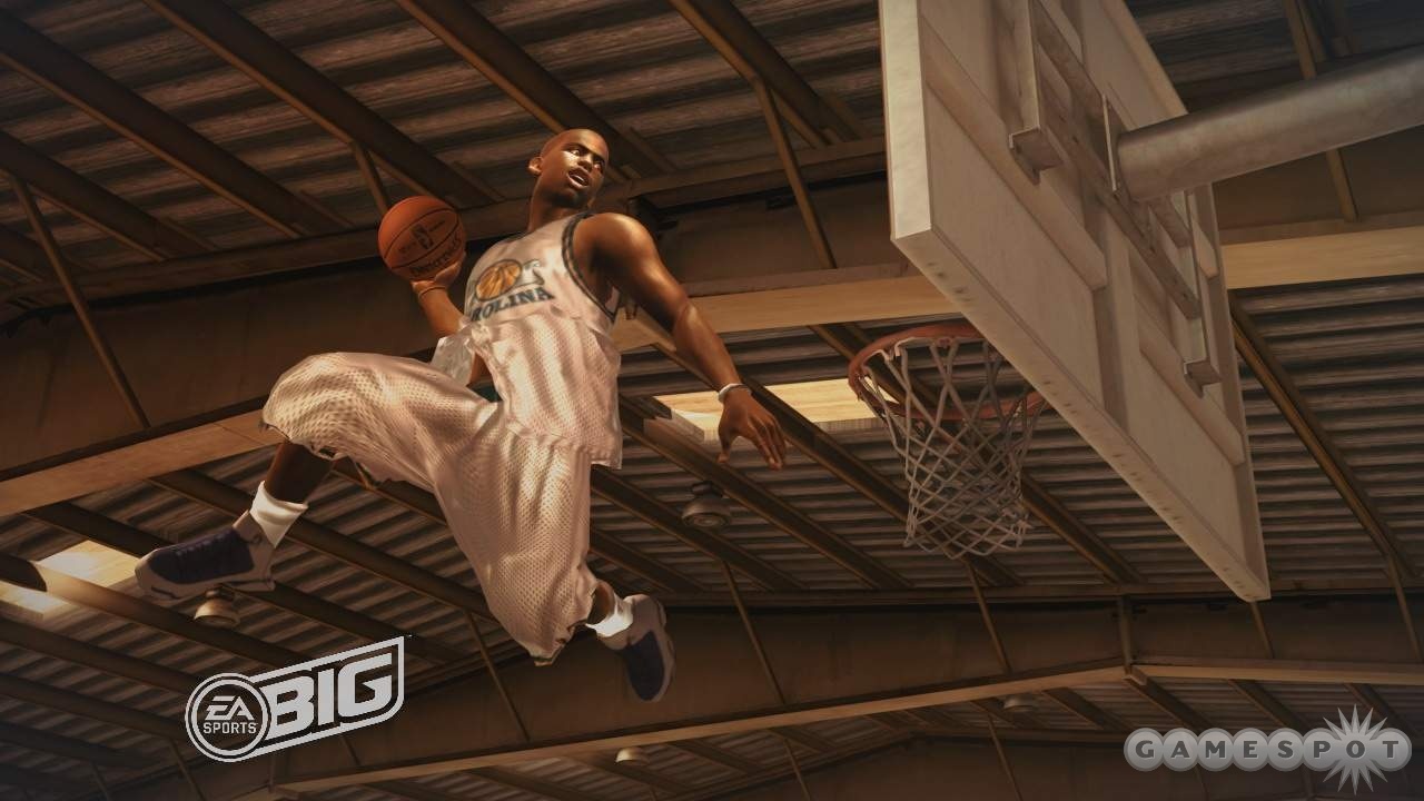 Big dunks, crazy tricks, and loads of atmosphere are coming to a PS3 and Xbox 360 near you with NBA Street Homecourt.