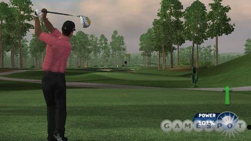 Fore! Your real golf swing will determine how you hit the ball in Tiger 07 for Wii.
