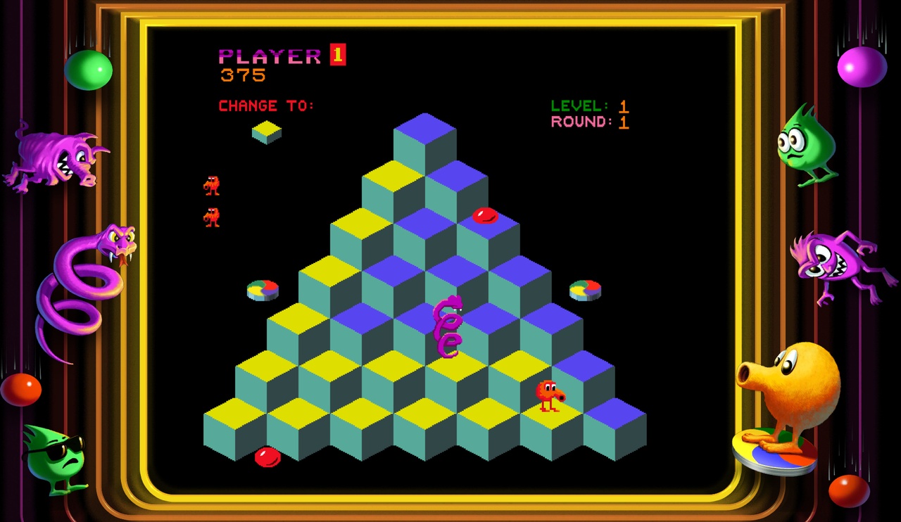 In the original design for Q*bert, the little dude was able to fire missiles out of his huge nostril.