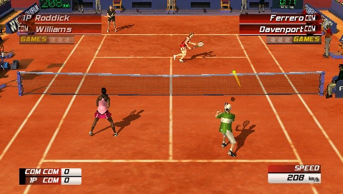 Even with some flaws, Virtua Tennis 3 looks nice.