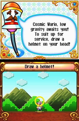In Wario: Master of Disguise, you use the touch screen to change costumes and aim Wario's magical abilities.