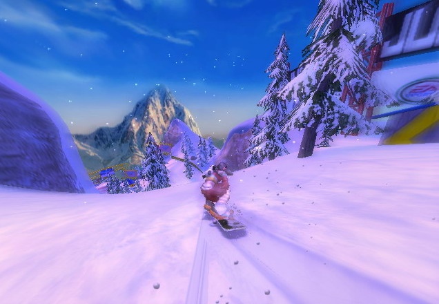 SSX's downhill action seems like a natural fit for the Wii's motion-based controls.
