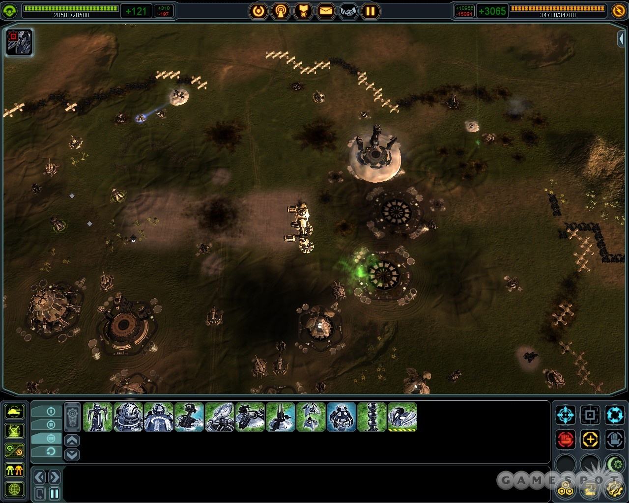 Marxon's base is heavily defended, so it's easiest to attack it from long range with artillery.