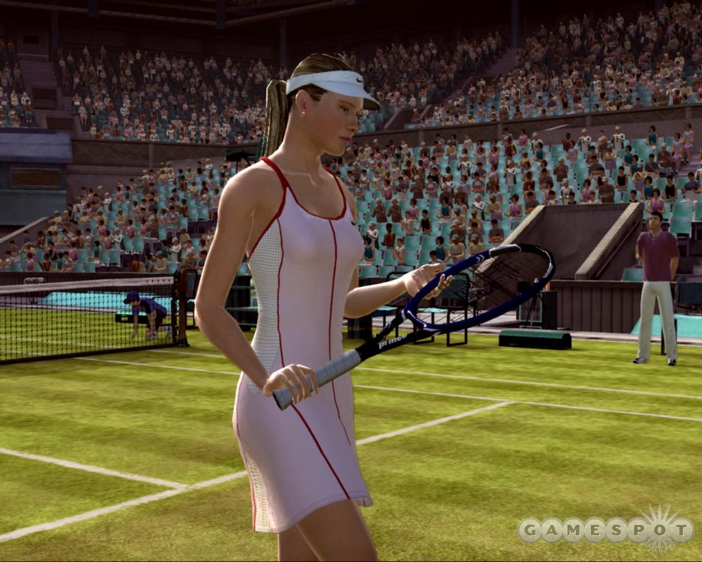 If you think you're good enough to play Maria Sharapova in a game of tennis, you can go ahead and try.