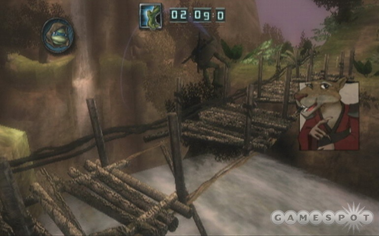The platforming sections take up the bulk of the game, and they'd be pretty cool if it weren't for that pesky camera.