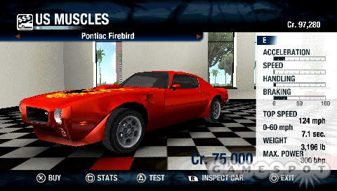 When this is one of the lousier cars in the game, you know you've got some hot rides to look forward to.