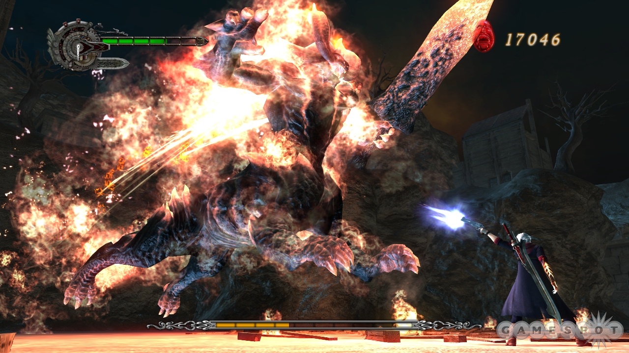 The fight against the massive demon Berial gives a good sense of DMC4's scale.