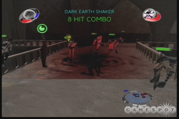 The Dark Earth Shaker can clear out the large groups of enemies that you'll be facing off against here.