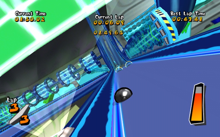 Race, a mercury-take on Wipeout, is one of the five party games unlocked by playing through the main game.