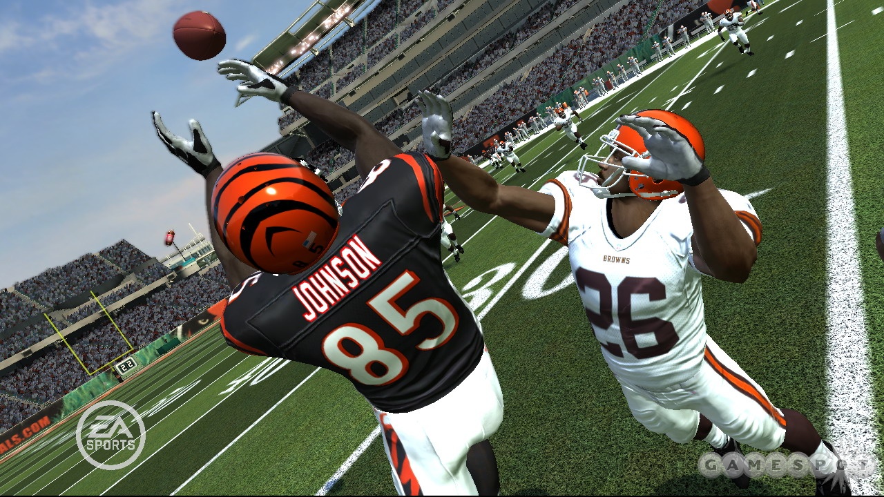 Chad Johnson is a big-play receiver, and he'll play that way in Madden NFL 08.