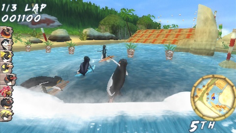 Basically, Surf's Up is Mario Kart on water.