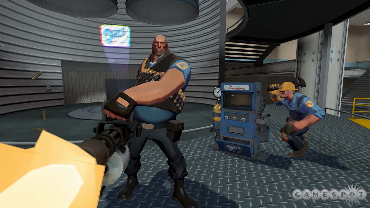 Without that ammo dispenser, that heavy will run dry in no time. Thanks, engie!