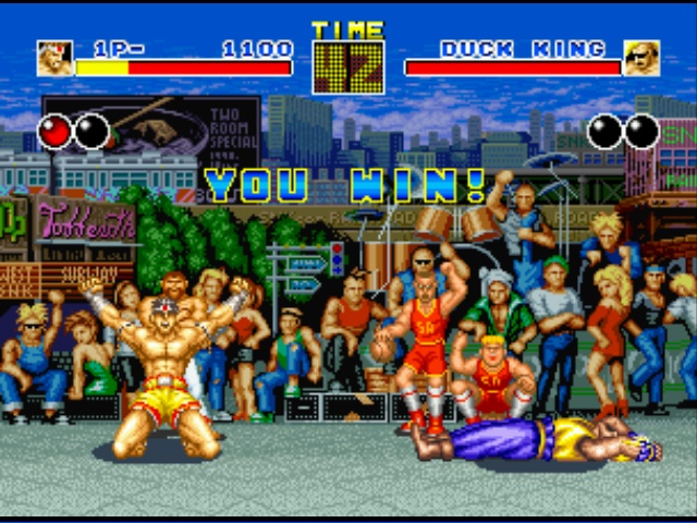 Don't worry, Joe and our good friend Duck King return later in a much better game, Fatal Fury Special.
