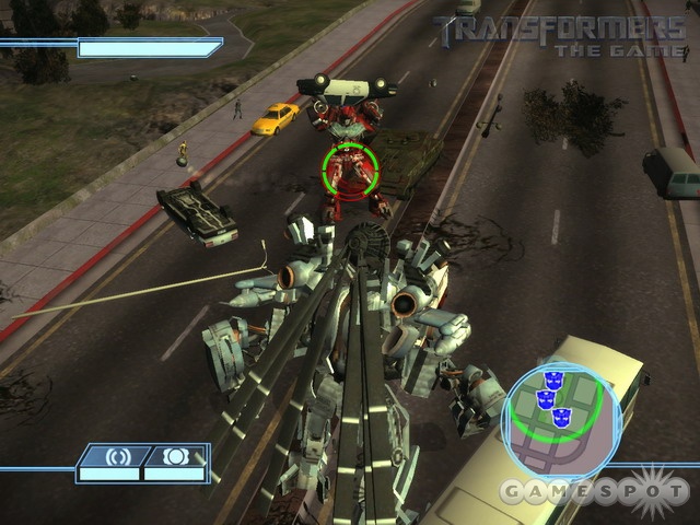 Each version of the game will offer a number of Autobots and Decepticons that you can control.