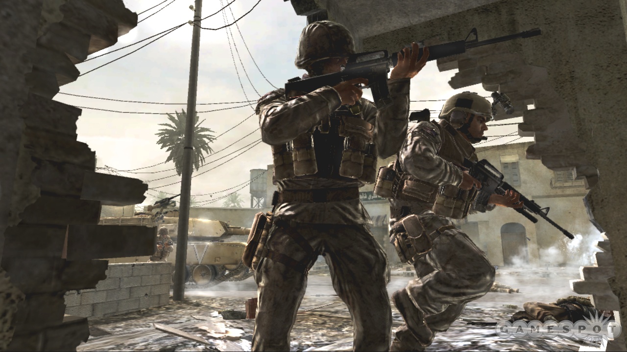 Call of Duty 4 will also offer brand-new multiplayer options to go with its intense action.