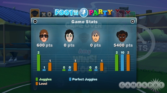 Three minigames will make up the imaginatively titled footii party mode.