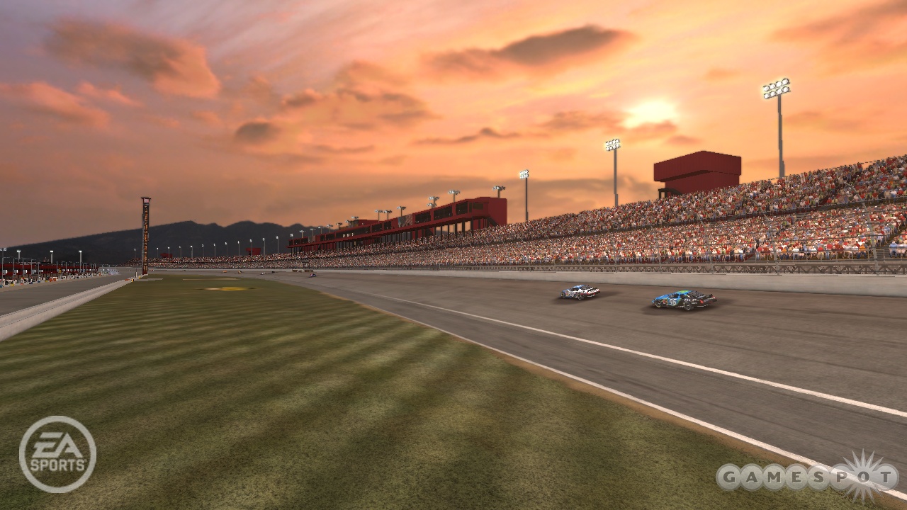 The lighting in the game will change as the race progresses.
