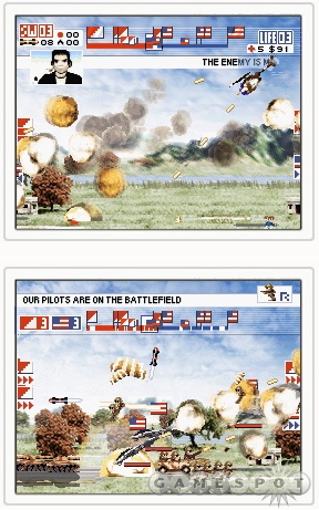 The bottom screen is used to show you what's happening elsewhere on the battlefield.