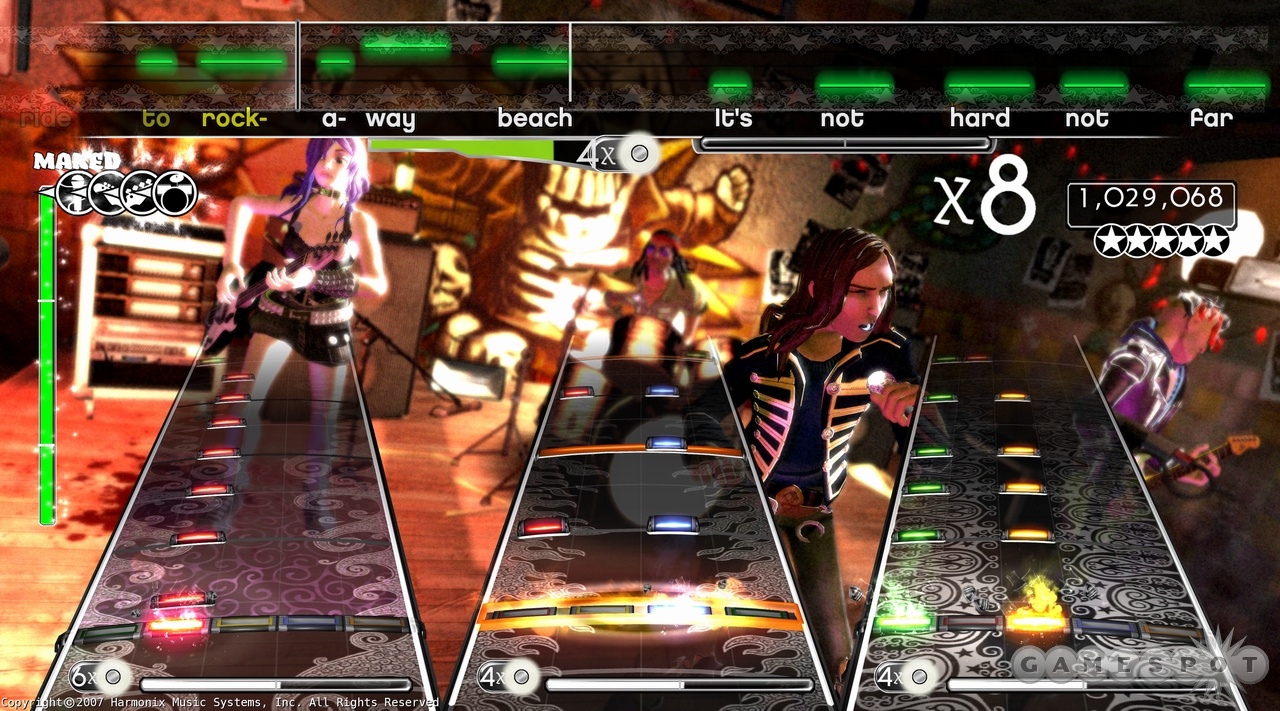 Rock Band won't shake up the Guitar Hero formula in a serious way, but it sure will add a lot to it.