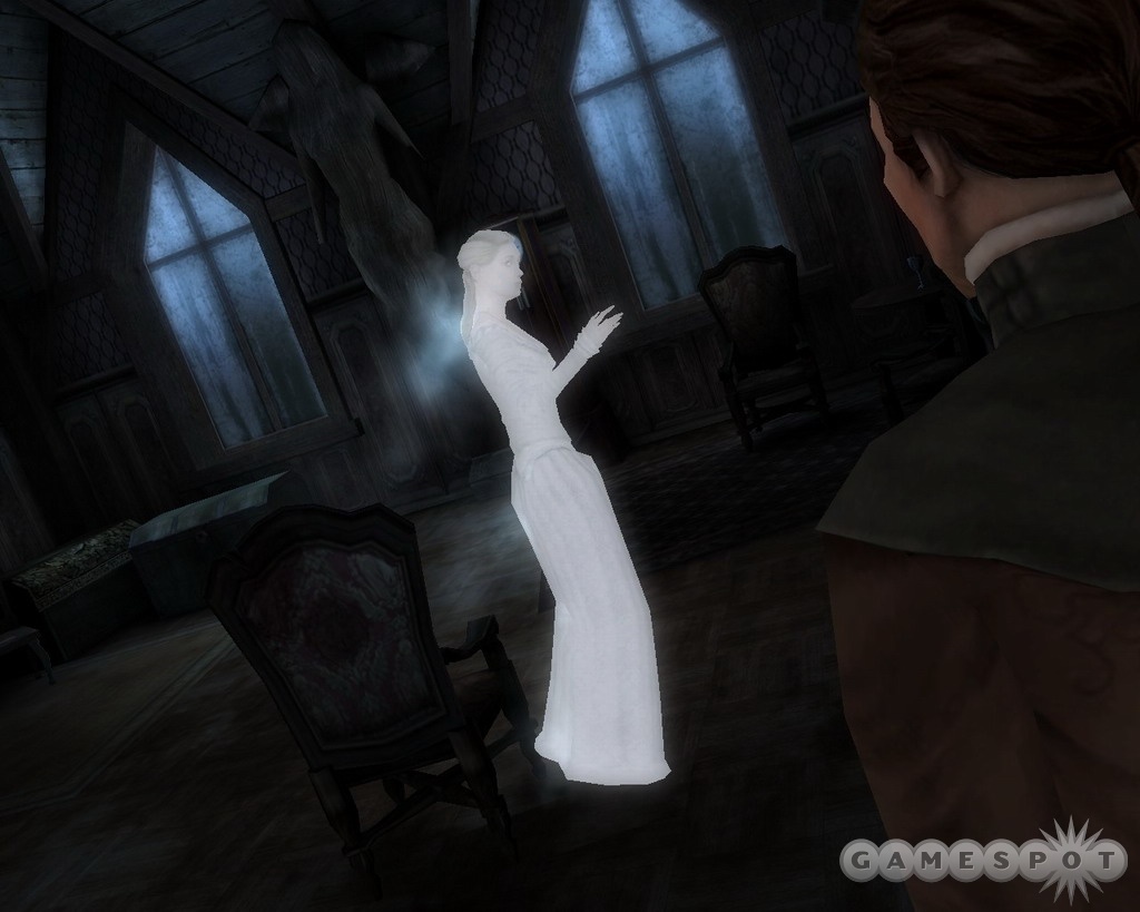 What would a gothic story be without a ghost beckoning you to solve its mysteries?