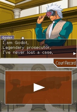 Prosecutor Godot is one of the best new characters in the game.