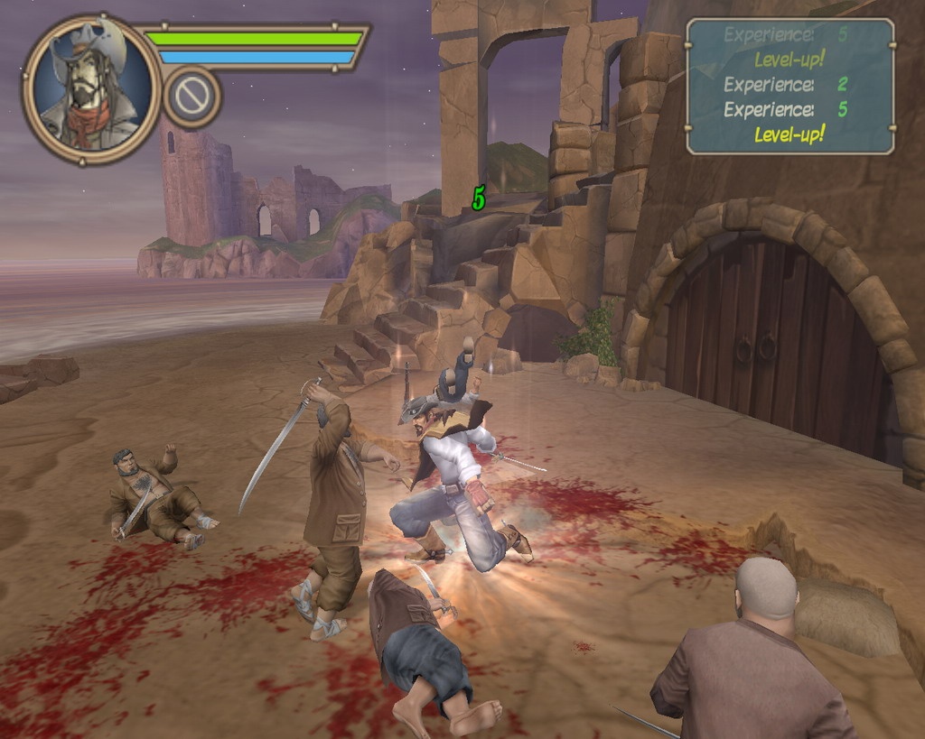 Bloody sword-fighting sequences with gangs of bad guys at least let you work out some frustrations with the game.