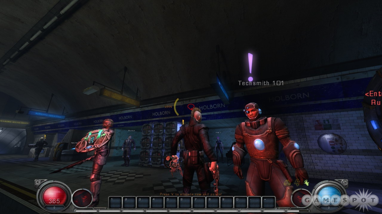 There are plenty of characters to interact with in Hellgate: London.