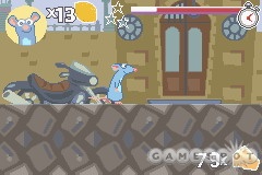 Remy is an acrobatic rat, which is good because the side scrolling levels are full of crazy jump sequences.