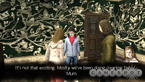 Ginny's right, cleaning isn't very exciting. Don't believe her? The game will prove it to you.