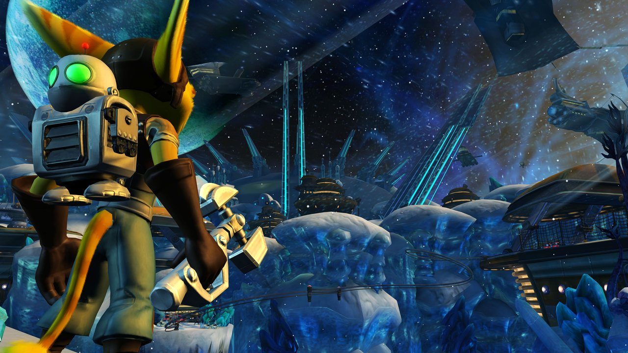 Ratchet and Clank in game shot