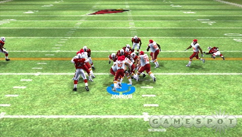 The running game plays well, provided your blockers don't decide to start cuddling for warmth.