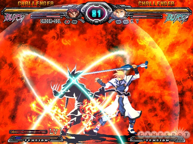 You'll find the same fast-paced Guilty Gear gameplay with some new graphics, sound, and options.