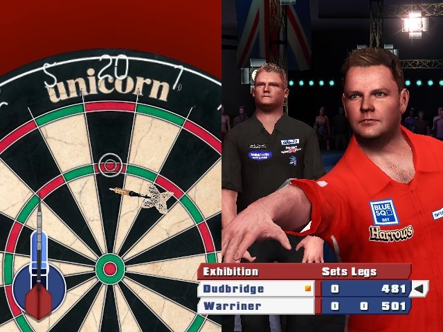 As with real darts, it's not always going to land where you want it to.
